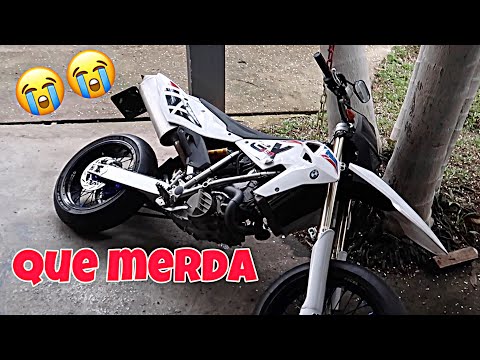 Leia mais sobre o artigo DEU RUIM DERRUBEI A BMW SUPERMOTO E QUEBREI ELA | BMW G450X