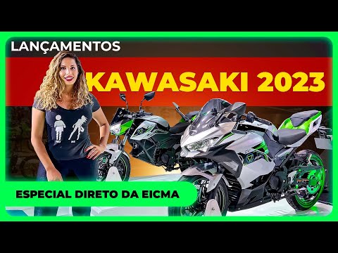 Leia mais sobre o artigo LANÇAMENTO KAWASAKI 2023! MOTO ELÉTRICA KAWASAKI NINJA ELÉTRICA E Z ELÉTRICA | EICMA 2022