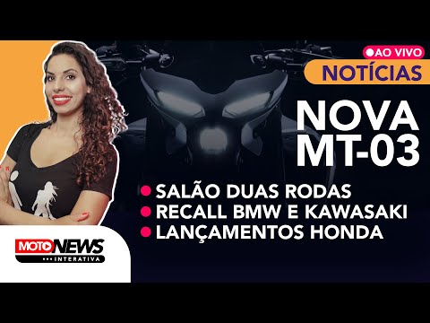 Leia mais sobre o artigo LANÇAMENTOS HONDA 2020 | NOVA MT03 | RECALL | MOTOGP | SALÃO DUAS RODAS  2019 | MOTONEWS #1
