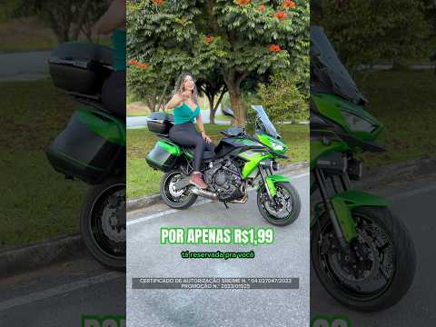 Leia mais sobre o artigo VERSYS 650 PODE SER SUA POR R$1,99 #versys650tourer