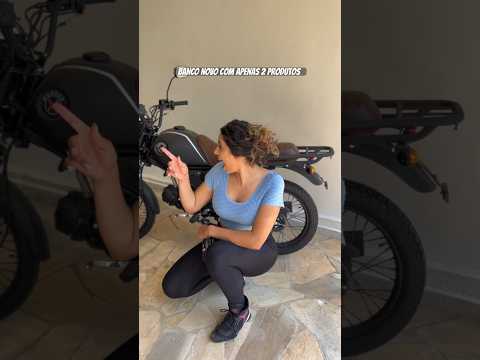 Leia mais sobre o artigo Esses 2 produtos vão deixar o banco da sua moto novo de novo.