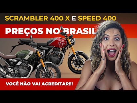 Leia mais sobre o artigo PREÇO FINAL TRIUMPH 400 😱 SURPREENDENTE 😱 PREÇO DA SCRAMBLER 400X E PREÇO DA SPEED 400 E PRE VENDA