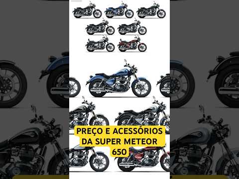 Leia mais sobre o artigo ESSE É O PREÇO DOS ACESSÓRIOS E DA SUPER METEOR 650😮‍💨 #motos #supermeteor650 #royalenfield