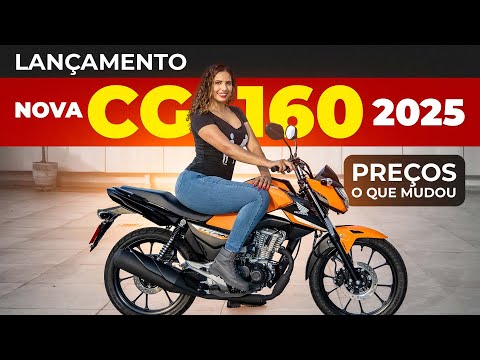 Leia mais sobre o artigo NOVA CG 160 2025 PREÇOS, CORES E O QUE MUDOU NA TITAN 2025, FAN 2025, START E CARGO *MELHOR VÍDEO*