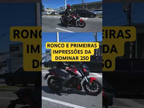 Leia mais sobre o artigo RONCO E PRIMEIRAS IMPRESSÕES DA DOMINAR 250 🤤#dominar250 #bajaj #motos