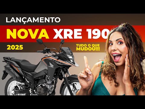 Leia mais sobre o artigo NOVA XRE 190 2025 *TUDO O QUE MUDOU* NA NOVA HONDA XRE 190  CORES, PREÇO E QUANDO CHEGA NAS LOJAS