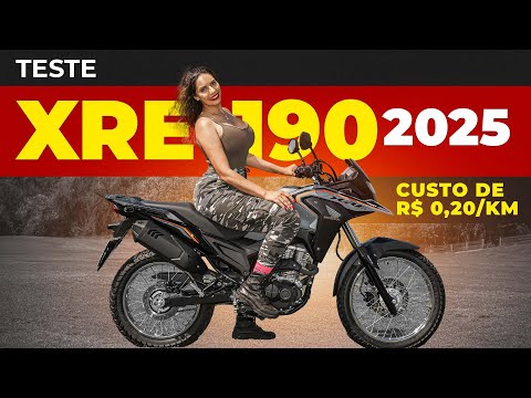 Leia mais sobre o artigo TESTE NOVA XRE 190 2025 *MELHOR VÍDEO* NOVO DESIGN, NOVO PAINEL, CORES E PREÇO HONDA XRE190 ABS