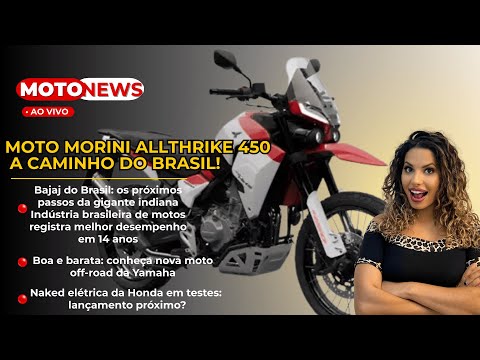 Leia mais sobre o artigo MOTO MORINI ALLTHRIKE 450 A CAMINHO DO BRASIL! – NAKED ELÉTRICA DA HONDA EM TESTES: LANÇAMENTO PROX?