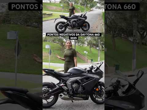 Leia mais sobre o artigo PONTOS NEGATIVOS DA DAYTONA 660 2025 #triumph #daytona