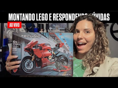 Leia mais sobre o artigo RESPONDENDO DÚVIDAS E MONTANDO LEGO DE MOTO | AO VIVO