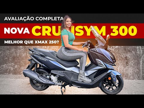 Leia mais sobre o artigo TESTE CRUISYM 300 2025 *MELHOR QUE XMAX 250*? PREÇO, CONSUMO, PRÓS E CONTRAS DAFRA CRUISYM 300 SYM