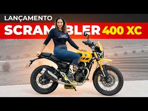 Leia mais sobre o artigo NOVA SCRAMBLER 400XC: ACABOU PARA A HIMALAYAN? *MELHOR VÍDEO* (Preço e Queda na Lama) | LANÇAMENTO