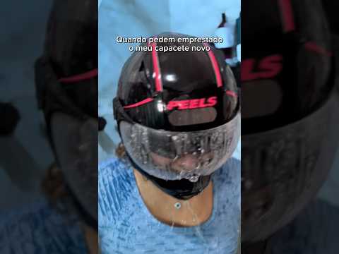 Leia mais sobre o artigo QUANDO COMPRO UM CAPACETE NOVO! #capacete #peels