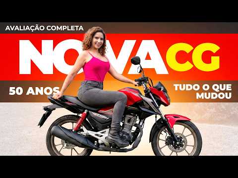 Leia mais sobre o artigo Andei na nova CG Titan 160 50 Anos: ABS, Top Speed e Consumo REAL