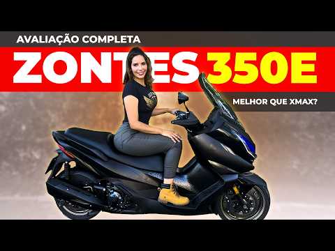 Leia mais sobre o artigo Zontes 350E: A Scooter de 39cv que HUMILHA a concorrência