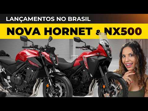 Leia mais sobre o artigo 🚨NOVA HORNET 2025 E NX 500 NO BRASIL CB650R E-CLUTCH + NOVA AFRICA TWIN ARO 19 | LANÇAMENTOS HONDA