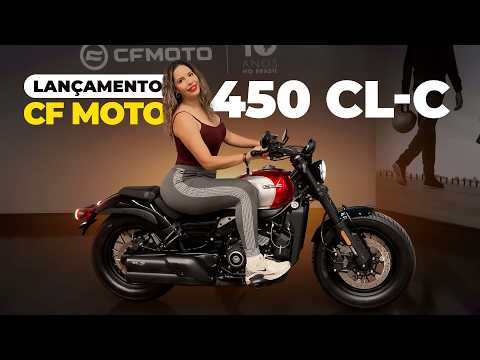 Leia mais sobre o artigo Testei a NOVA 450CL-C CFMOTO confirmada no Brasil, TUDO sobre CUSTOM CLC 450 da CFMOTO | Lançamento