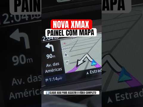 Leia mais sobre o artigo 😱MOTO GOM GPS NA TELA | IMPRESSIONANTE 🤯 #xmax250 #scooter #moto