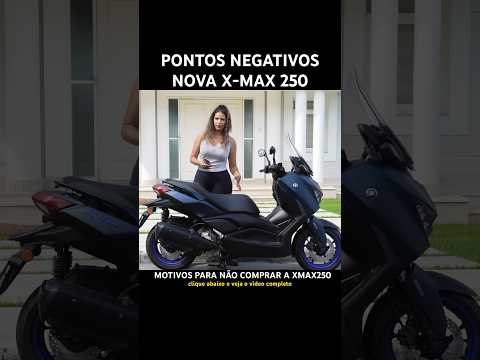 Leia mais sobre o artigo NÃO COMPRE A XMAX 250 2026 SEM  VER ESTE VÍDEO #moto #xmax250 #scooter