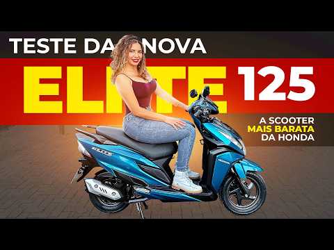 Leia mais sobre o artigo NOVA ELITE 125 TESTE HONDA ELITE 125 2025 50KM/L A SCOOTER MAIS BARATA DA HONDA | TUDO O QUE MUDOU