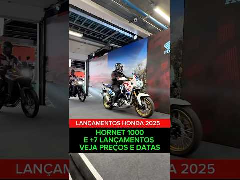Leia mais sobre o artigo 8 LANÇAMENTOS DA HONDA PARA 2025! A HORNET 4CC VOLTOU  #moto #honda #hornet